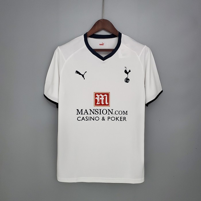 Retro Tottenham 08 09 home version short sleeve training suit 8929496