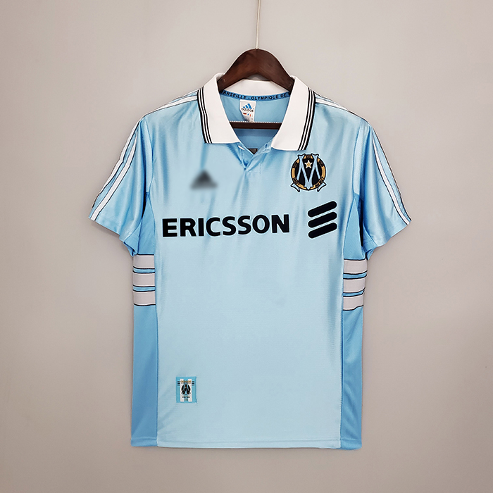 Retro 98 99 Marseille away Jersey version short sleeve 2851041