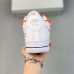 Air Force 1 Low Running Shoes-White/Orange-4010756