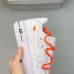 Air Force 1 Low Running Shoes-White/Orange-4010756