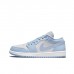 Air Jordan 1 Low AJ1 Running Shoes-Blue/White-3600714