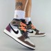 Air Jordan 1 All Star AJ1 High Retro Running Shoes-White/Brown-9557704