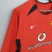 Retro Manchester United M-U long sleeve 02/04 home Jersey version-9653323