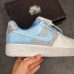 Air Force 1'07 AF1 Running Shoes-White/Blue-7575986