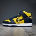 SB Dunk Low High Running Shoes-Navy Blue/Yellow-6098120