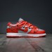 SB Dunk Low Running Shoes-Red/White-2633498