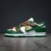 SB Dunk Low Running Shoes-Green/White-7348960