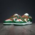 SB Dunk Low Running Shoes-Green/White-7348960