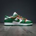 SB Dunk Low Running Shoes-Green/White-7348960