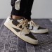 Air Jordan 1 Low AJ1 TS Running Shoes-White/Brown-8785335