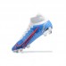 Superfly 8 Elite FG Soccer Shoe-White/Blue-9359204