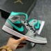 Air Jordan 1 AJ1 MID High Running Shoes-Grya/Black-9916953