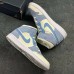 Air Jordan 1 AJ1 MID High Running Shoes-Light Gray/Blue-5456260