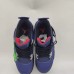 Air Jordan 4 AJ4 Retro High Running Shoes-Navy Blue/Black-9996762