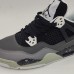 Air Jordan 4 AJ4 Retro High Running Shoes-Gray/Black-5769038