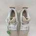 Air Jordan 4 AJ4 Retro High Running Shoes-Khkai/White-149918