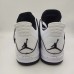 Air Jordan 4 AJ4 Retro High Running Shoes-White/Black-3137857