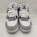 Air Jordan 4 AJ4 Retro High Running Shoes-White/Gray-4431189