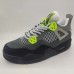 Air Jordan 4 AJ4 Retro High Running Shoes-Gray/Black-2693358