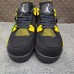 Air Jordan 4 AJ4 Retro High Running Shoes-Black/Yellow-2042771