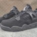 Air Jordan 4 AJ4 Retro High Running Shoes-All Black-9954973