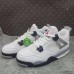 Air Jordan 4 AJ4 Retro High Running Shoes-White/Gray-3023776