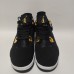 Air Jordan 4 AJ4 Retro High Running Shoes-Black/Gold-8783751