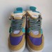 Air Jordan 4 AJ4 Retro High Running Shoes-Brown/Purple-6093427