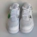 Air Jordan 4 AJ4 Retro High Running Shoes-All White-7470645