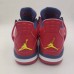 Air Jordan 4 AJ4 Retro High Running Shoes-Red/White-1569877