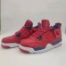 Air Jordan 4 AJ4 Retro High Running Shoes-Red/White-1569877