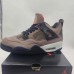 Air Jordan 4 AJ4 Retro High Running Shoes-Brown/Black-4389229