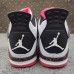 Air Jordan 4 AJ4 Retro High Running Shoes-White/Red-294204