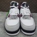 Air Jordan 4 AJ4 Retro High Running Shoes-White/Purple-6794086