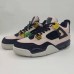 Air Jordan 4 AJ4 Retro High Running Shoes-Khkai/Black-4497228