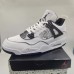 Air Jordan 4 AJ4 Retro High Running Shoes-White/Black-6821823