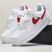 Air Force 1 vandalised AF1 Running Shoes-White/Blue-7120382