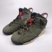 Travis Scott x Air Jordan 6 AJ6 Running Shoes-Army Green-2151314