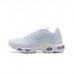 Air Max PLUS TN Running Shoes-All White-4914371