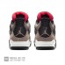 Air Jordan 4 AJ4 Retro High Running Shoes-Brown/Blue-7683701