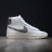 SB Dunk BLAZER High Running Shoes-White/Gray-3197577