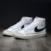 SB Dunk BLAZER High Running Shoes-White/Black-9843017