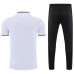 Real Madrid POLO kit White Jersey Edition Classic Training Suit (Shirt + Pant)-4136938