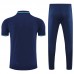 Olympique de Marseille POLO kit royal blue Jersey Edition Classic Training Suit (Shirt + Pant)-9482300