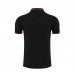 Manchester United M-U POLO kit black Jersey Edition Classic Training Suit (Shirt + Pant)-9858597