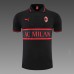 AC Milan POLO kit black Jersey Edition Classic Training Suit (Shirt + Pant)-8504982