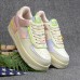 Air Force 1 Low 07 AF1 Women Running Shoes-White/Pink-4007223