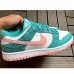 Dunk Low“Snakeskin”Running Shoes-Green/White-8620614