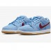 SB Dunk Low“Phillies”Running Shoes-Blue/Wine Red-3850521