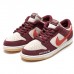 Skate Like a Girl x SB Dunk Low Running Shoes-Wine Red/White-3414783